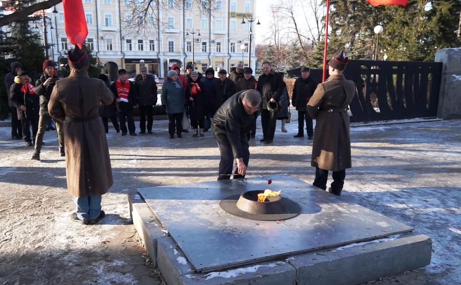 Омские коммунисты празднуют День разгрома колчаковцев
